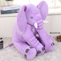 금쪽이 코끼리 애착인형 인형 장식 인테리어 장식인형 소품, 보라 + 60cm