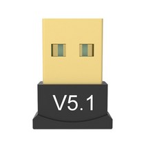 USB 블루투스 호환 5.1 어댑터 핸즈프리 동글 DC5V 무선 송신기 수신기 데스크탑 컴퓨터 노트북 pc용 2.4GHz, [01] Black