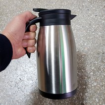 RY 보온 포트 1L (실버) 주전자 보온병 물통 물병, 보온물병1L 스텐실버