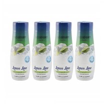 소다스트림 레몬 라임 탄산수 시럽 440ml 4개 SodaStream Lemon Lime