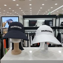 파사디 모다인천 리본포인트 버킷햇 PSSAH906M_BW, 56