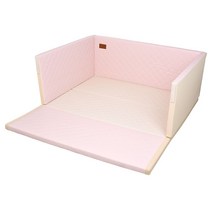 맘마키즈 퀼팅범퍼침대 스몰 핑크