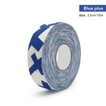 아이스하키 업그레이드 스포츠 테이프 resistance wear hockeytape ice hockey transparent tape high stick non slip ball, 블루 플러스, 2.5cmx25m
