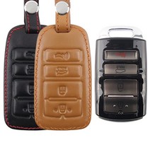 더조은셀러 스마트키 홀더 케이스 기아 더뉴 올뉴 k7 Key-11, 블랙, 1개