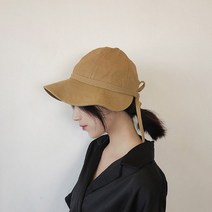 큐트 백 리본 모자