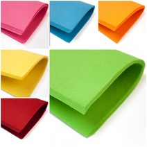 펠트지 14색(공예 만들기 5개입)-어린이집/유치원/방과후수업/미술수업/만들기/꾸미기/교구/완구/선물/프리프리, 카키색