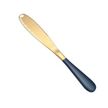 스테인레스 스틸 버터 나이프 구멍 포함 치즈 디저트 잼 나이프 주방 토스트 빵 나이프 식기, 05, 폴란드