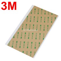 3M 테이프 20 pcs 유틸리티 3M 9495LE 300LSE 초강력 양면 접착 시트 끈적 헤비 듀티 크기 4 quotx, 한개옵션0