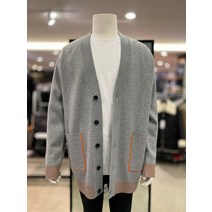 리버클래시 리버클래시 리버클래시 멜란지그레이 등판 아트윅 포인트 오버핏 가디건 LJS51101 (P002570559)