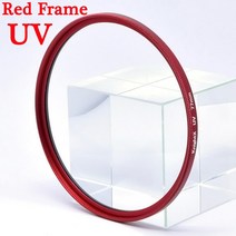 KnightX-UV 필터 HD MC 카메라 렌즈 캐논 소니 니콘 dslr 200d 라이트 d70 18-135 액세서리 사진 50d 52mm 58mm 67mm, Red Frame UV_55mm