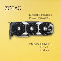 지포스 엔비디아 gtx1070 8g fe gtx1070ti 8g 파운더스 에디션 gtx1080 8g gtx1080ti 11g 타이탄 비디오 카드 그래픽 카드 gpu zotac