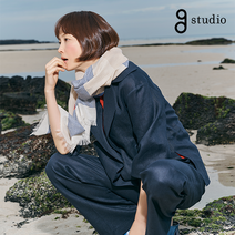 [3만원 SALE] 지스튜디오 청량감 썸머 울 스카프