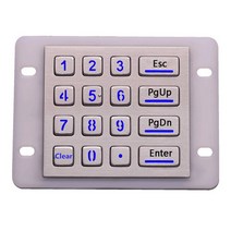 산업용 숫자 금속 키패드 부품 USB 키오스크 조명 산업용 키패드 IP68 방수 금속 스테인레스 스틸 백라이, 한개옵션2, 01 Clear Layout, 01 USB