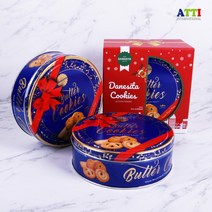 댄케이크 버터쿠키 리본틴 크리스마스 패키지 908g