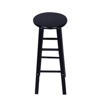 원목스툴 바체어 홈바의자 원목 홈바 빈티지 바스툴 높은의자 홈바 인테리어, D 50cm 블랙 강화 버전