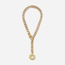 [루이우이] petit medal chain - gold