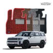 쉐리샵 디올뉴 싼타페 MX5 가솔린 1+2+3열 풀세트 트립매트 (트렁크매트 선택가능), 01_가솔린 / 5인승, 04_블랙, 06_1열+2열+3열+트렁크