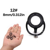 낚싯대 수리 키트 스피닝 로드 빌딩 부품 스테인리스 스틸 캐스팅 가이드 교체 세트 4 ~ 38mm 100 개, Size 12 10Pcs
