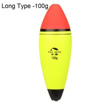 저부력 전자찌 1pc 플로팅 8g-100g 폼 낚시 플로트 부력 eva 탄성 보야 낚시 플로트 락 낚시 bobber flotador peche boia 태클, 긴 -100g