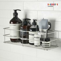 [한샘몰X파워락] 다용도 선반 400 욕실 흡착 선반 정리대, 01.파워락_다용도 선반 400