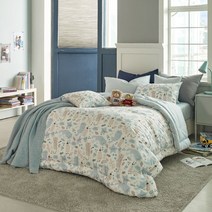 [키즈돔] [침대] 캣츠 바이오워싱 차렵이불+베개커버