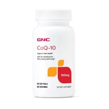 GNC 코큐텐 CoQ10 100mg 60정 소프트젤 코엔자임Q10