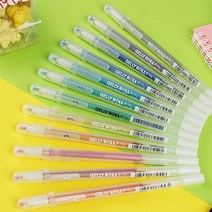 (사쿠라) 겔리롤 스타더스트 펜 SAKURA GELLY ROLL STARDUST 1자루, (10) 아쿠아마린블루 (725)