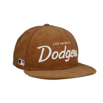 New Era 뉴에라 로스앤젤레스 다저스 코듀로이 스크립트 9FIFTY 스냅백 모자 독점