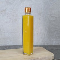 유리병 참기름병 200ml 하바리움사각 (원터치캡) 오일용기 소스 양념 포장용기, 원터치캡-골드