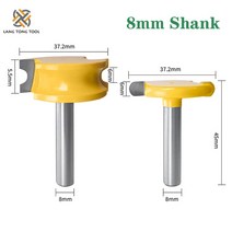 루터날 트리머날 루터비트 홈파기날 목공용루터 LANG TONG-도구 카누 플루트 및 비드 라우터 비트 세트 목, 03 8mm Shank