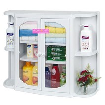 모던라이프 특허 욕실 수납장 화이트 수건장 인테리어 플라스틱 욕실장, 욕실장 특대형