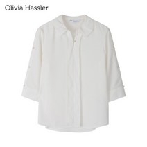 TAG가 128 000원 올리비아하슬러 OHAFBL108_7부 소매 블라우스