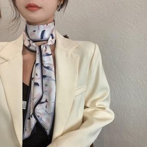 낙엽 롱 프리미엄 띠스카프 쁘띠스카프 실크터치 롱스카프 방도 헤어끈 미니스카프 스카프하는법 스카프연