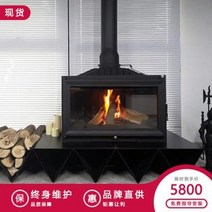 인테리어난로 진짜난로 화목장작난로 전원주택난방 조지조어지 빌트인 주철 벽난로 장작진불 빌라 인테리, 01 Jooorge01