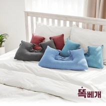 리얼클린 세탁기에빨아쓰는 똑베개 알러지 아토피 거북목 목디스크목주름방지 편안한 꿀잠 숙면베개, 핑크