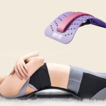 헤몬 (당일배송) 헤몬 허리 스트레칭 굽은등 일자허리 스트레칭기구, 블랙+블루