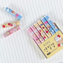 1000 몽알몽알 연필캡 6개 1세트, 단품