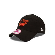 뉴에라 New Era MLB 여성용 에센셜 9Twenty 조절 가능한 캡 정품보장, Baltimore Orioles
