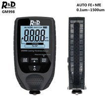 R DGM998 자동차 페인트 코팅 두께 지 전기 도금 금속 측정기 01500um Fe NFe 감지 디지털 백라이트 lcd 필름 건전지 미포함, CHINA, Full Black