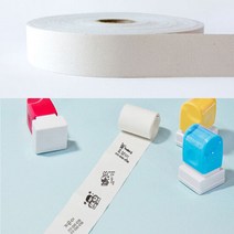 네추럴라벨지4cm 의류스탬프 스티커 의류잉크 스템프, 종류:02.라벨지2cm|수량:1개, 단품
