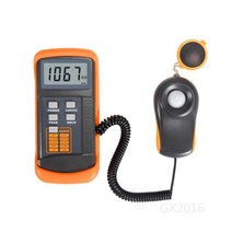 디지털 조도/조도계 0 - 200 000 Lux Lux 미터 분리형 조도계 조도측정 휴대용 조도계 0.1~20만 룩스측정 백색조도계 조명강도측정기, 1