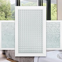 BUyuS암막시트지 창문필름 무점착 사생활보호 유리썬팅지 베란다반투명굿딜 브이숍, 창문필름 사선격자/3M