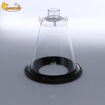 Canack 수의학 마취 마스크 산소 마스크 동물 얼굴 마스크 PP 링 스테인레스 링, 06 Size6 PP Ring