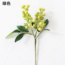 인조나무 장식 벚꽃나무 이자카야 일식당 체리 붉은 매화 실크 인공 꽃 플라스틱 지점 웨딩 홈 DIY 장식, 01 Green