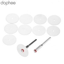 Dophee-미니 드릴 22mm 나무 절단 디스크 로터리 스테인레스 스틸 휠 10 개 미니 로타리 도구 Dremel