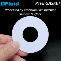 PTFE 가스켓 BSPP 플랜지 위생 실린더 플랫 링 5 6 8 10 mm 압력 게이지 개, 87 ID 28mm x OD 38mm_01 2MM