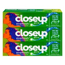 클로즈업 청량 솔솔 멘톨향 치약 120g X 3개