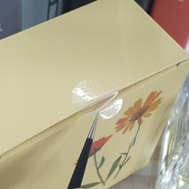 박스포장 투명 원형 스티커 봉인 씰링 테이프 500 롤, 30MM