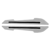 썬팅반사필름 Yosolo 2pcs 자동차 반사판 스티커 스크래치 방지 스트립 썬팅필름, 하얀