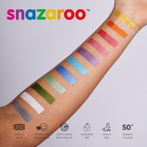 영국 스나자루 페이스 페인팅 물감 (옵션선택필수), 21. 스파클-Sparkle Pink